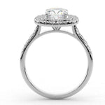 Load image into Gallery viewer, 1.50 Ct Cushion Cut Double Halo Moissanite Ring in Yellow Gold