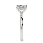 Load image into Gallery viewer, 1.50 Ct Radiant Cut East West Solitaire Moissanite Ring in Rose Gold