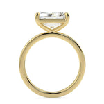 Load image into Gallery viewer, 1.50 Ct Radiant Cut East West Solitaire Moissanite Ring in Rose Gold