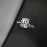 Load image into Gallery viewer, Elongated Cushion Moissanite Ring