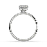 Load image into Gallery viewer, 1 Carat Heart Shape Solitaire Moissanite Ring in Yellow Gold