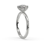 Load image into Gallery viewer, 1 Carat Heart Shape Solitaire Moissanite Ring in Yellow Gold