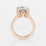 Load image into Gallery viewer, 2 Ct Heart Cut Hidden Halo Moissanite Ring In White Gold