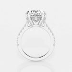 Load image into Gallery viewer, 2 Ct Heart Cut Hidden Halo Moissanite Ring In White Gold