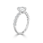 Load image into Gallery viewer, 2.5 Carat Heart Shape Moissanite Engagement Ring in White Gold