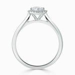 Load image into Gallery viewer, 1.50 Carat Marquise Cut Halo Moissanite Ring in Rose Gold