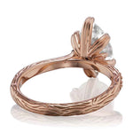 Load image into Gallery viewer, 2 Carat Pear Shaped Moissanite Engagement Ring in White Gold