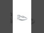 Load and play video in Gallery viewer, twisted solitaire ring