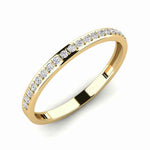 Load image into Gallery viewer, 1.50 Ct Princess Shape Halo Moissanite Bridal Set Ring in Rose Gold