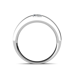 0.80 Carat Princess Cut Moissanite Ring for Mens