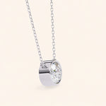 Load image into Gallery viewer, Oval Bezel Set Necklace