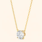 Load image into Gallery viewer, Round Brilliant Solitaire Necklace