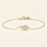 Load image into Gallery viewer, Hamsa Hand Sign Bracelet