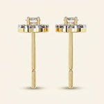 Load image into Gallery viewer, Clous d'oreilles avec design halo