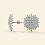 Load image into Gallery viewer, Earrings Studs Floral Design