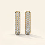 Load image into Gallery viewer, Boucles d'oreilles créoles rondes "Huggie"