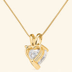 Load image into Gallery viewer, Heart Shaped Solitaire Necklace