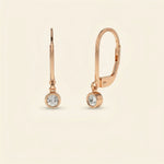 Load image into Gallery viewer, Boucles d'oreilles pendantes serties clos