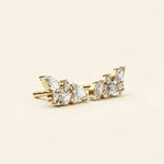 Load image into Gallery viewer, Marquise Cluster Stud Earrings