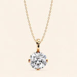 Load image into Gallery viewer, Round Solitaire Pendant Six Prong