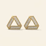 Load image into Gallery viewer, Geometric Stud Earrings