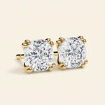 Load image into Gallery viewer, Cushion Cut Stud Earrings