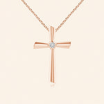 Load image into Gallery viewer, Round Shape Cross Pendent