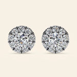 Load image into Gallery viewer, Clous d'oreilles avec design halo