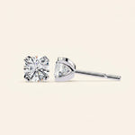 Load image into Gallery viewer, Round Created Stud Earrings