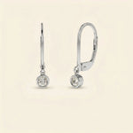 Load image into Gallery viewer, Boucles d'oreilles pendantes serties clos