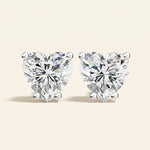 Load image into Gallery viewer, Heart Stud Earrings