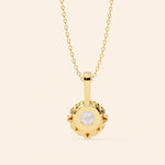 Load image into Gallery viewer, Round Solitaire Pendant Six Prong