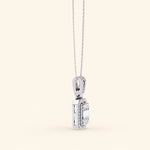 Load image into Gallery viewer, Emerald Shape Cluster Pendant