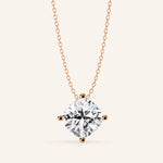 Load image into Gallery viewer, Cushion Cut Solitaire Necklace