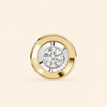 Load image into Gallery viewer, Round Two Tone Bezel Pendant