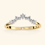 Load image into Gallery viewer, Angle View Of Round Wedding Band