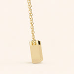 Load image into Gallery viewer, Emerald Cut Bezel Necklace
