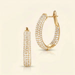 Load image into Gallery viewer, Latch Back Hoop Earrings