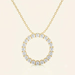Load image into Gallery viewer, Round Eternity Circle Necklace