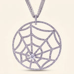 Load image into Gallery viewer, spider web necklace