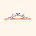 Load image into Gallery viewer, Front View Of Round Wedding Band