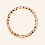 Load image into Gallery viewer, Back View Of Round Shape Eternity Wedding Band