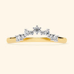Load image into Gallery viewer, Front View Of Round Wedding Band