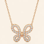 Load image into Gallery viewer, Round Butterfly Necklace