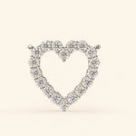 Load image into Gallery viewer, Moissanite Heart Necklace