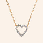 Load image into Gallery viewer, Moissanite Heart Necklace