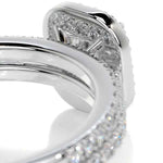 Load image into Gallery viewer, 2.50 Carat Radiant Shape Halo Moissanite Bridal Set Ring in Yellow Gold