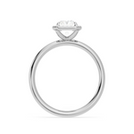 Load image into Gallery viewer, 2 Ct Radiant Cut Halo Moissanite Ring in White Gold
