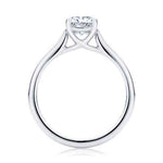Load image into Gallery viewer, 1.20 Carat Radiant Cut Moissanite Solitaire Ring in White Gold