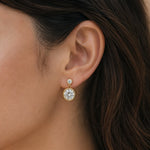 Load image into Gallery viewer, Moissanite Drop Earrings